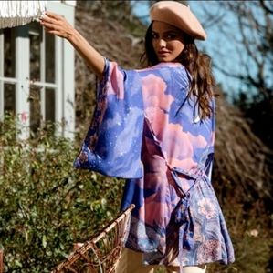 Under the Gypsy Moon Boho Kimono Robe